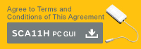 Agree to Terms and Conditions of This Agreement  SCA11H PC GUI