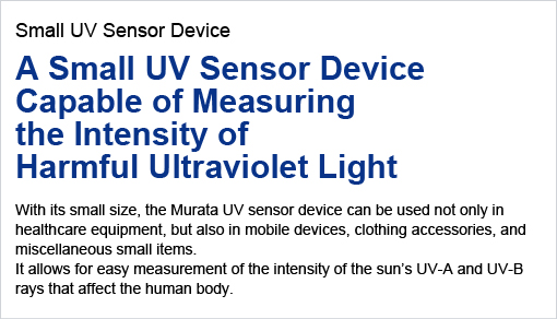 Small UV Sensor Device
