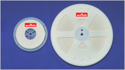 Environmentally friendly narrow-pitch taping (0201, 0402, 0603 inch sizes compatible)