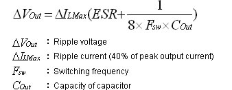 Ripple Voltage Estimation Formula