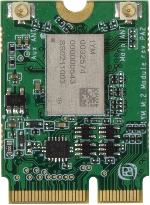 Front View of 1YM M.2 Module