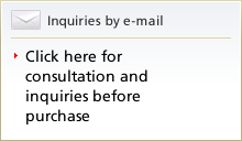 Inquiries by e-mail Click here for consultation and inquiries before purchase