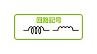 コイル（インダクタ）の回路記号