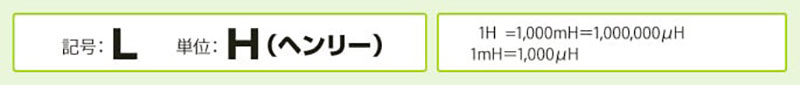 記号 : L、単位 : H