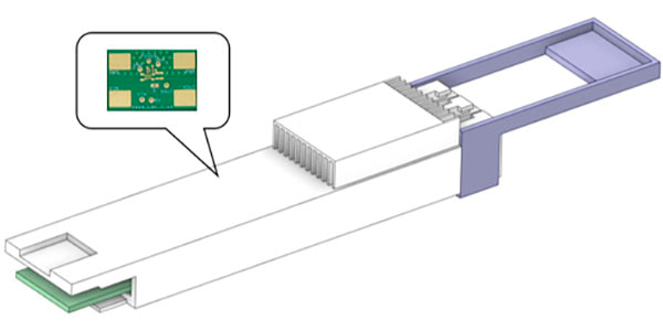 Image of optical transceivers