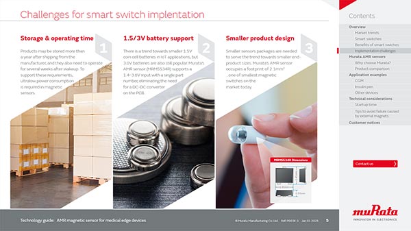 Sample image 2 of Technology guide: AMR magnetic sensors for medical edge devices