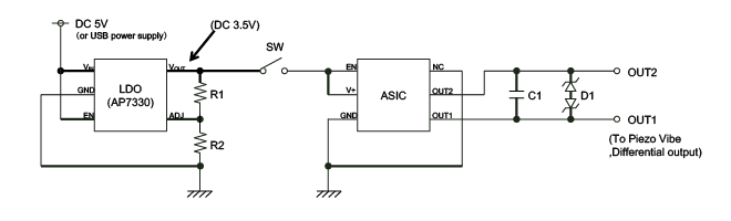 駆動回路の回路図です。