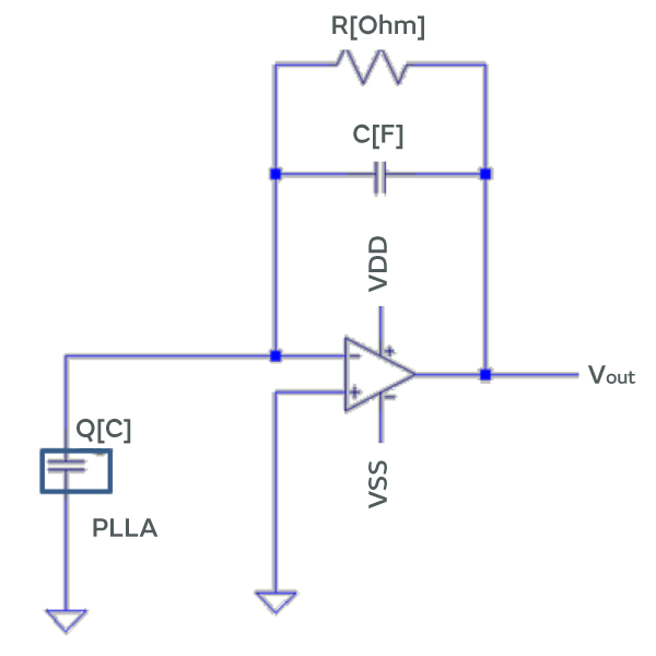 I/Vコンバータの検出回路図