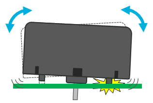 Pin Type Piezoelectric Sounders: Request to Secure the Rear Cover Pin ...