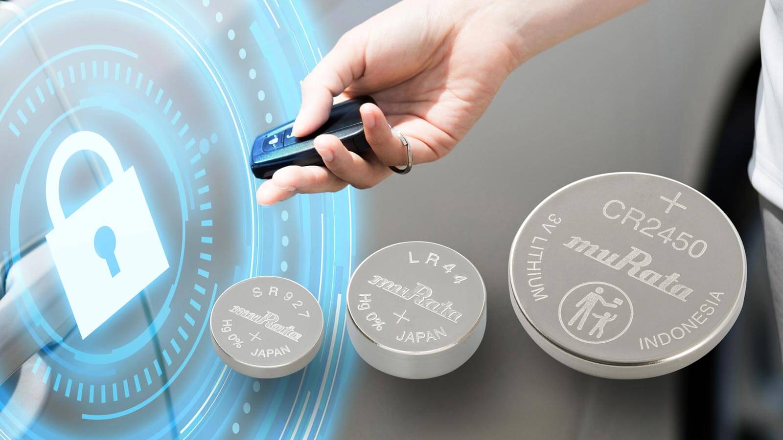 Mercury free battery