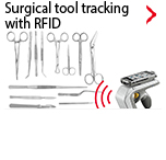 Surgical tool tracking with RFID