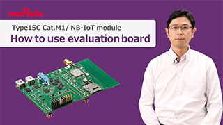 How to use evaluation board of Type1SC Cat.M1/NB-IoT module
