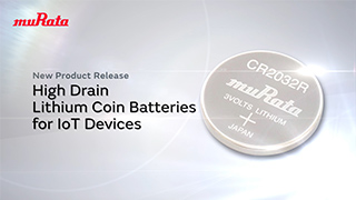 High Drain Lithium Coin Batteries (CR) for IoT Devices