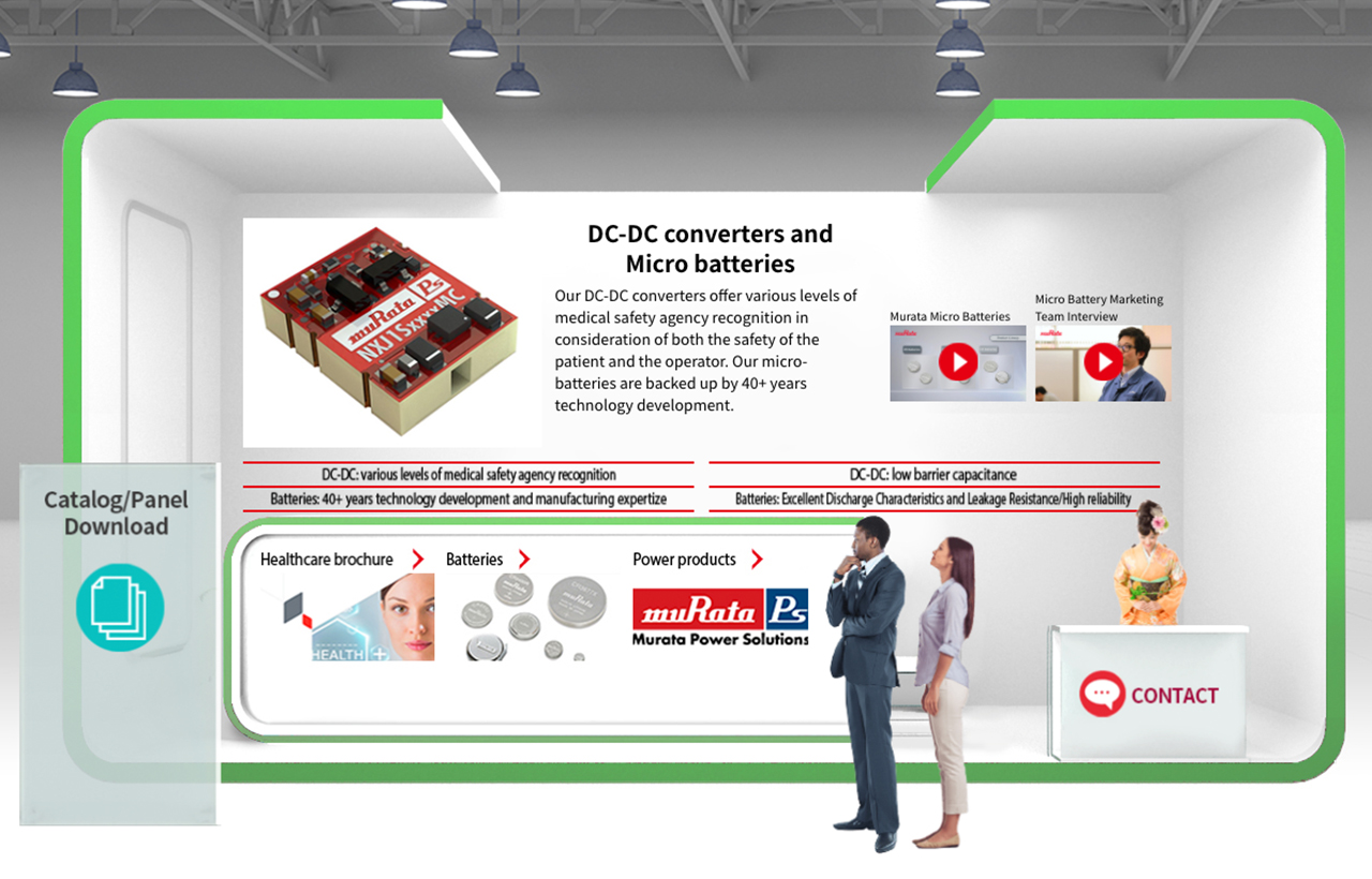 DC-DC converters and micro batteries | Electronica | Murata