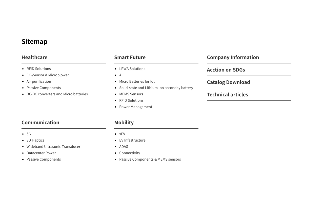 Sustainable Society  | Electronica | Murata