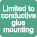 Limited to Conductive Glue Mounting